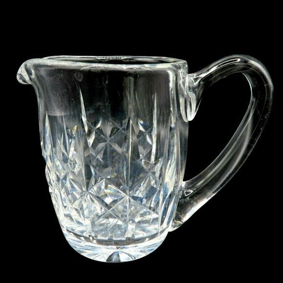 Waterford Crystal Creamer Clear 3.6in Tall Coffee Bar Kitching Breakfast Ireland - Picture 1 of 8